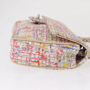 CHANEL Matelasse 25 Chain Shoulder Bag Canvas Multicolor Silver CC Auth 165952SM-3