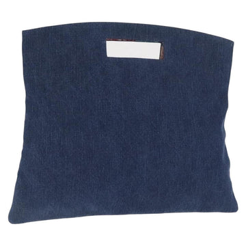 CHANEL Matelasse Hand Bag Denim Blue CC Auth 165953SAV