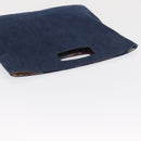 CHANEL Matelasse Hand Bag Denim Blue CC Auth 165953SAV-6
