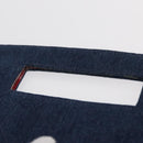 CHANEL Matelasse Hand Bag Denim Blue CC Auth 165953SAV-8