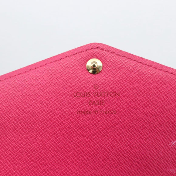 LOUIS VUITTON Multicolor Portefeiulle Sarah Wallet Black M60668 LV Auth 165955V