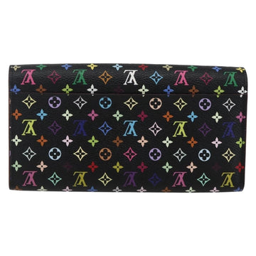 LOUIS VUITTON Multicolor Portefeiulle Sarah Wallet Black M60668 LV Auth 165955V - 0
