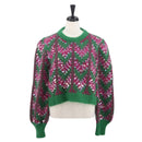 GUCCI Sweater Wool Green Auth 165958M-1