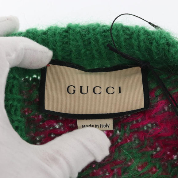 GUCCI Sweater Wool Green Auth 165958M