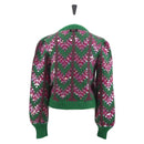 GUCCI Sweater Wool Green Auth 165958M-2