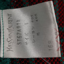 SAINT LAURENT Knitted Fabrics Jacket Wool Green Auth 165959M-17
