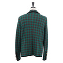 SAINT LAURENT Knitted Fabrics Jacket Wool Green Auth 165959M-2