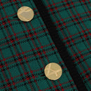 SAINT LAURENT Knitted Fabrics Jacket Wool Green Auth 165959M-9
