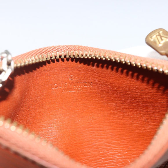 LOUIS VUITTON Epi Pochette Cles Coin Purse Brown M63803 LV Auth 165964