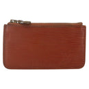 LOUIS VUITTON Epi Pochette Cles Coin Purse Brown M63803 LV Auth 165964-13