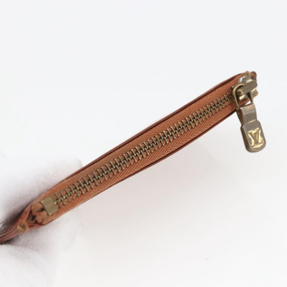 LOUIS VUITTON Epi Pochette Cles Coin Purse Brown M63803 LV Auth 165964