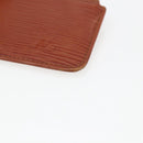 LOUIS VUITTON Epi Pochette Cles Coin Purse Brown M63803 LV Auth 165964-7