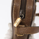 GUCCI GG Supreme Web Sherry Line Bag PVC Beige Gold 89 02 055 Auth 165970-14