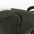 PRADA Shoulder Bag Nylon Khaki Silver Auth 165971-16
