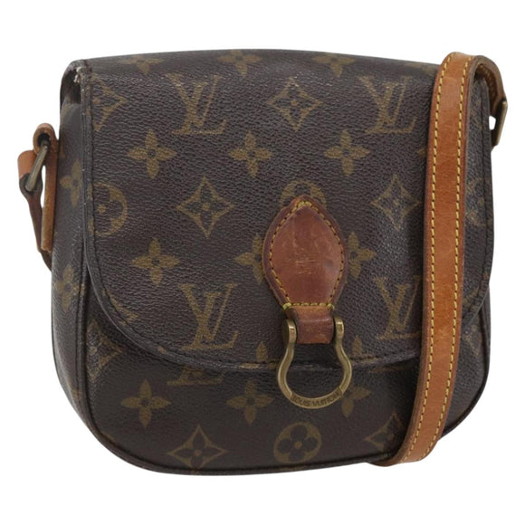 LOUIS VUITTON Monogram Saint Cloud PM Shoulder Bag M51244 LV Auth 165973