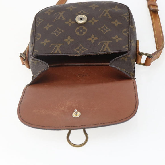 LOUIS VUITTON Monogram Saint Cloud PM Shoulder Bag M51244 LV Auth 165973