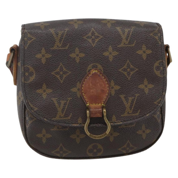 LOUIS VUITTON Monogram Saint Cloud PM Shoulder Bag M51244 LV Auth 165973