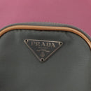 PRADA Hand Bag Nylon Pink Gold Auth 165974-18