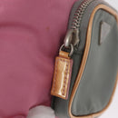PRADA Hand Bag Nylon Pink Gold Auth 165974-19