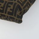FENDI Zucca Canvas Mamma Tote Bag Schwarz Braun Original 165975-9