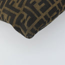 FENDI Zucca Canvas Mamma Tote Bag Schwarz Braun Original 165975-14