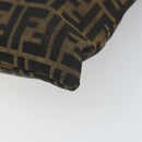 FENDI Zucca Canvas Mamma Tote Bag Schwarz Braun Original 165975-15