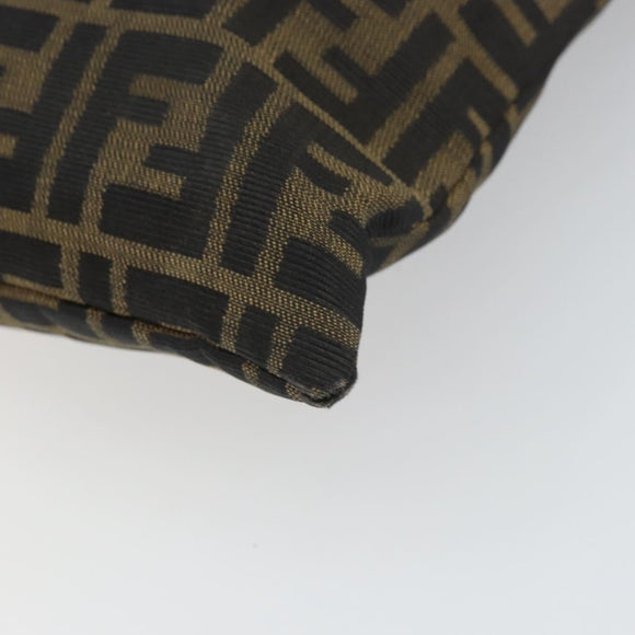 FENDI Zucca Canvas Mamma Tote Bag Schwarz Braun Original 165975