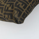 FENDI Zucca Canvas Mamma Tote Bag Schwarz Braun Original 165975-16