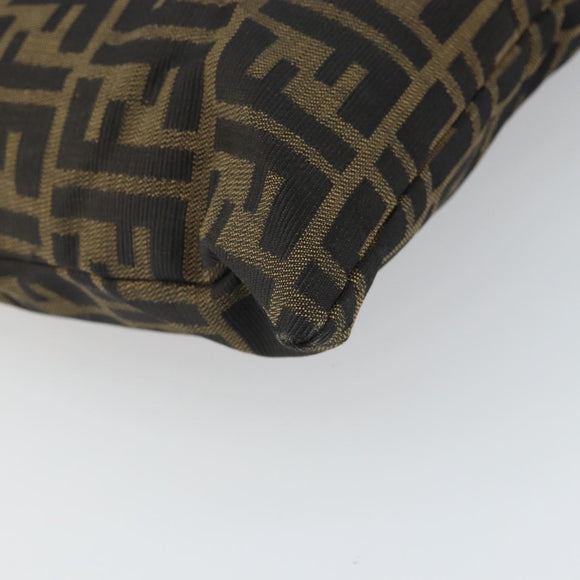 FENDI Zucca Canvas Mamma Tote Bag Schwarz Braun Original 165975