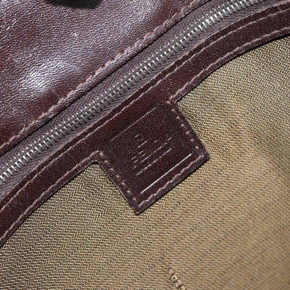 FENDI Zucca Canvas Mamma Tote Bag Schwarz Braun Original 165975