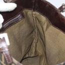 FENDI Zucca Canvas Mamma Tote Bag Schwarz Braun Original 165975-20
