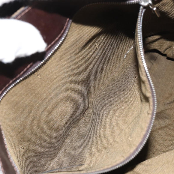FENDI Zucca Canvas Mamma Tote Bag Schwarz Braun Original 165975