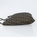 FENDI Zucca Canvas Mamma Tote Bag Schwarz Braun Original 165975-4