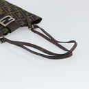 FENDI Zucca Canvas Mamma Tote Bag Schwarz Braun Original 165975-7
