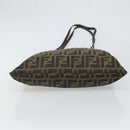 FENDI Zucca Canvas Mamma Tote Bag Schwarz Braun Original 165975-5