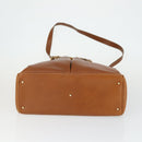 GUCCI Bamboo Hand Bag Leather 2way Brown Gold 002 123 0322 Auth 165977-5