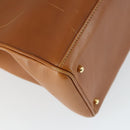 GUCCI Bamboo Hand Bag Leather 2way Brown Gold 002 123 0322 Auth 165977-18