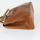 GUCCI Bamboo Hand Bag Leather 2way Brown Gold 002 123 0322 Auth 165977-4