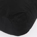 PRADA Hand Bag Nylon Black Silver Auth 165982-9