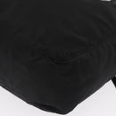 PRADA Hand Bag Nylon Black Silver Auth 165982-14