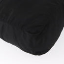 PRADA Hand Bag Nylon Black Silver Auth 165982-15