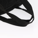 PRADA Hand Bag Nylon Black Silver Auth 165982-7