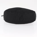 PRADA Hand Bag Nylon Black Silver Auth 165982-5