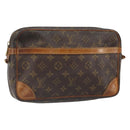 LOUIS VUITTON Monogram Compiegne 28 Clutch Bag M51845 LV Auth 165984-1