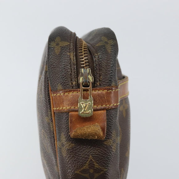 LOUIS VUITTON Monogram Compiegne 28 Clutch Bag M51845 LV Auth 165984