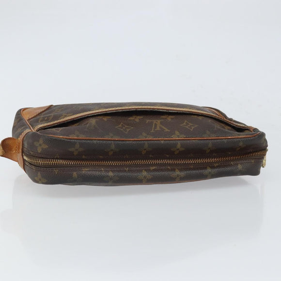 LOUIS VUITTON Monogram Compiegne 28 Clutch Bag M51845 LV Auth 165984