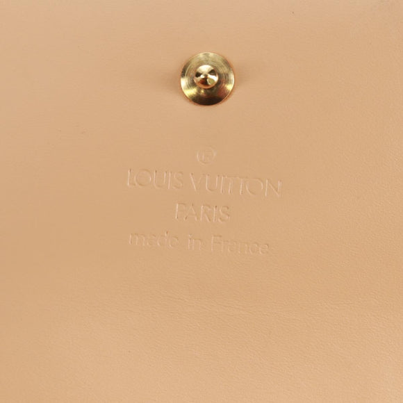 LOUIS VUITTON Multicolor Porte Tresor Long Wallet Black M92658 LV Auth 165985V