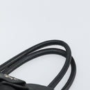 PRADA Hand Bag Nylon Black Silver Auth 165992-8