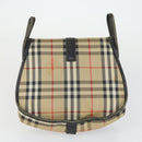 BURBERRY Nova Check Shoulder Bag Canvas 2 Set Beige Auth 165995-11