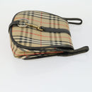 BURBERRY Nova Check Shoulder Bag Canvas 2 Set Beige Auth 165995-13